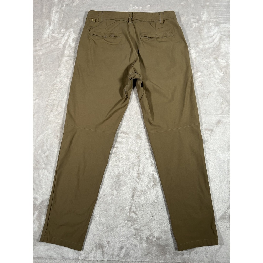 Lululemon ABC Pants Mens 32 Beige Commission Ripstop Oxford Warpstreme Stretch - Picture 9 of 16